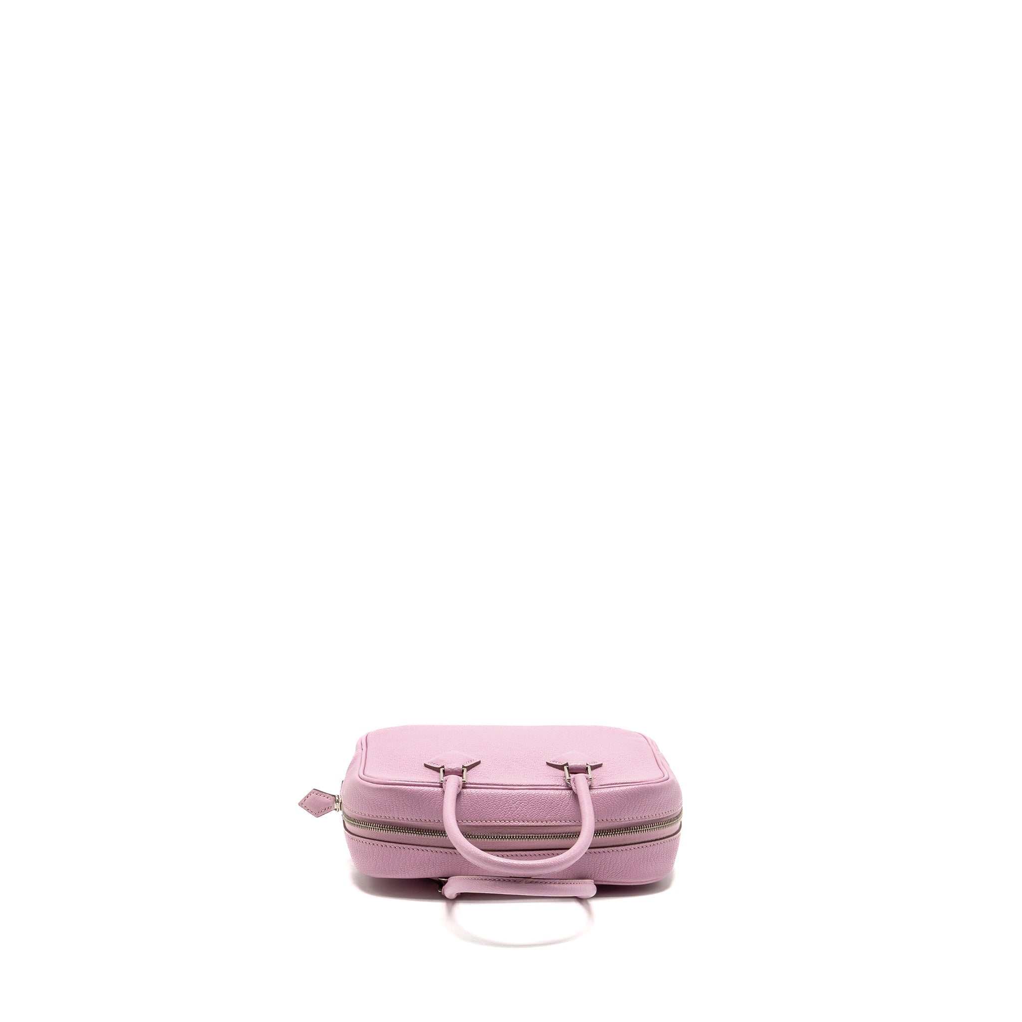 HERMES MINI PLUME II CHÈVRE MYSORE X9 MAUVE SYLVESTRE SHW