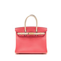 HERMES BIRKIN 30 SPECIAL ORDER EPSOM ROSE AZALEE / CRAIE LGHW