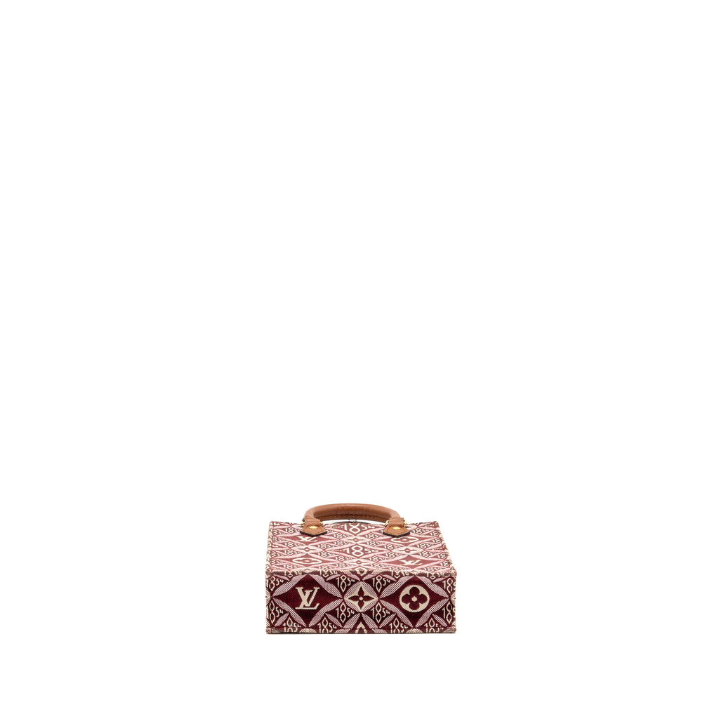 LOUIS VUITTON PETIT SAC PLAT SINCE 1854 CANVAS RED / MULTICOLOUR GHW
