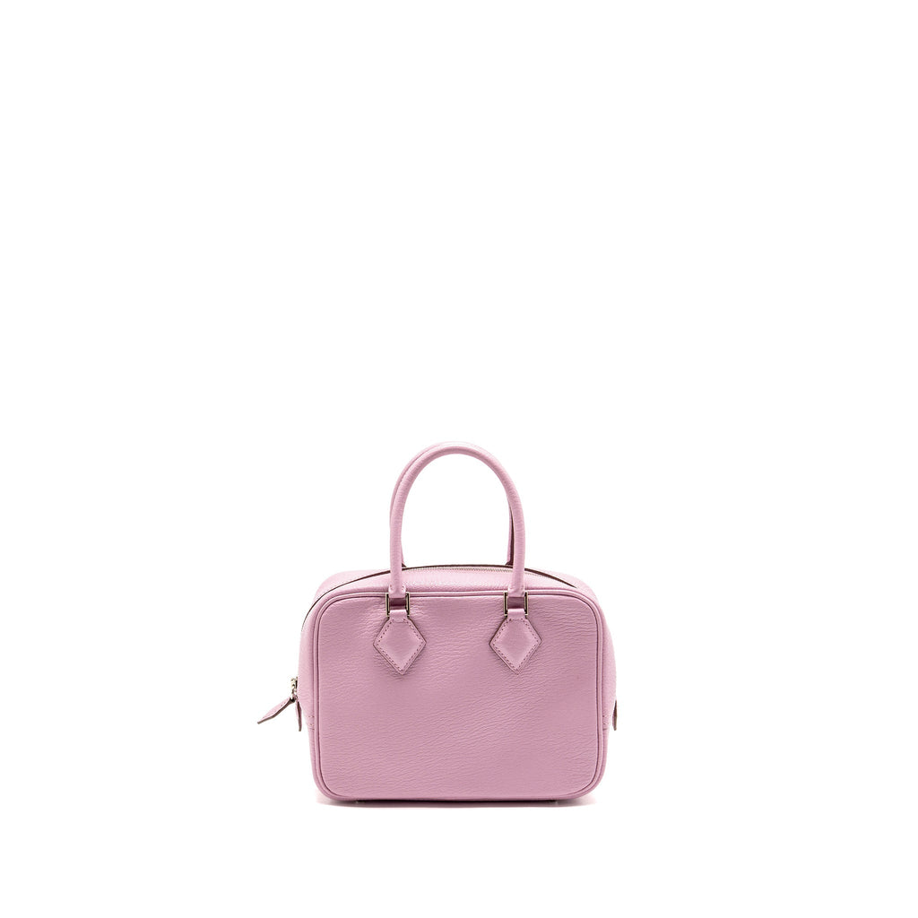 HERMES MINI PLUME II CHÈVRE MYSORE X9 MAUVE SYLVESTRE SHW