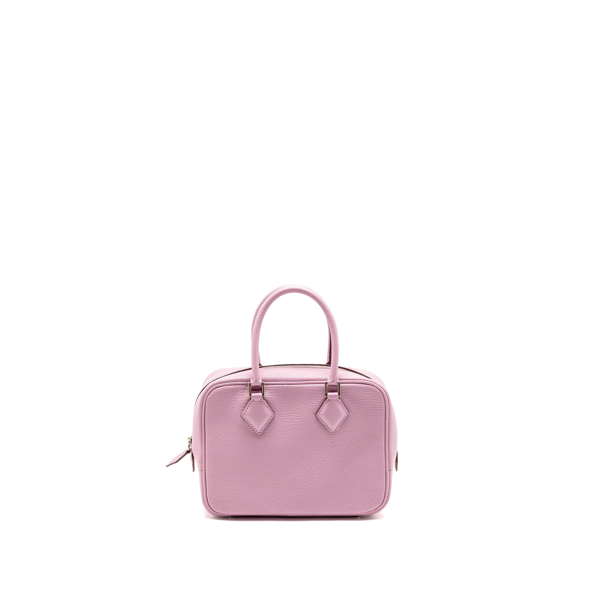 HERMES MINI PLUME II CHÈVRE MYSORE X9 MAUVE SYLVESTRE SHW