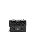 CHANEL COCO LOOP SINGLE FLAP BAG LAMBSKIN BLACK SHW