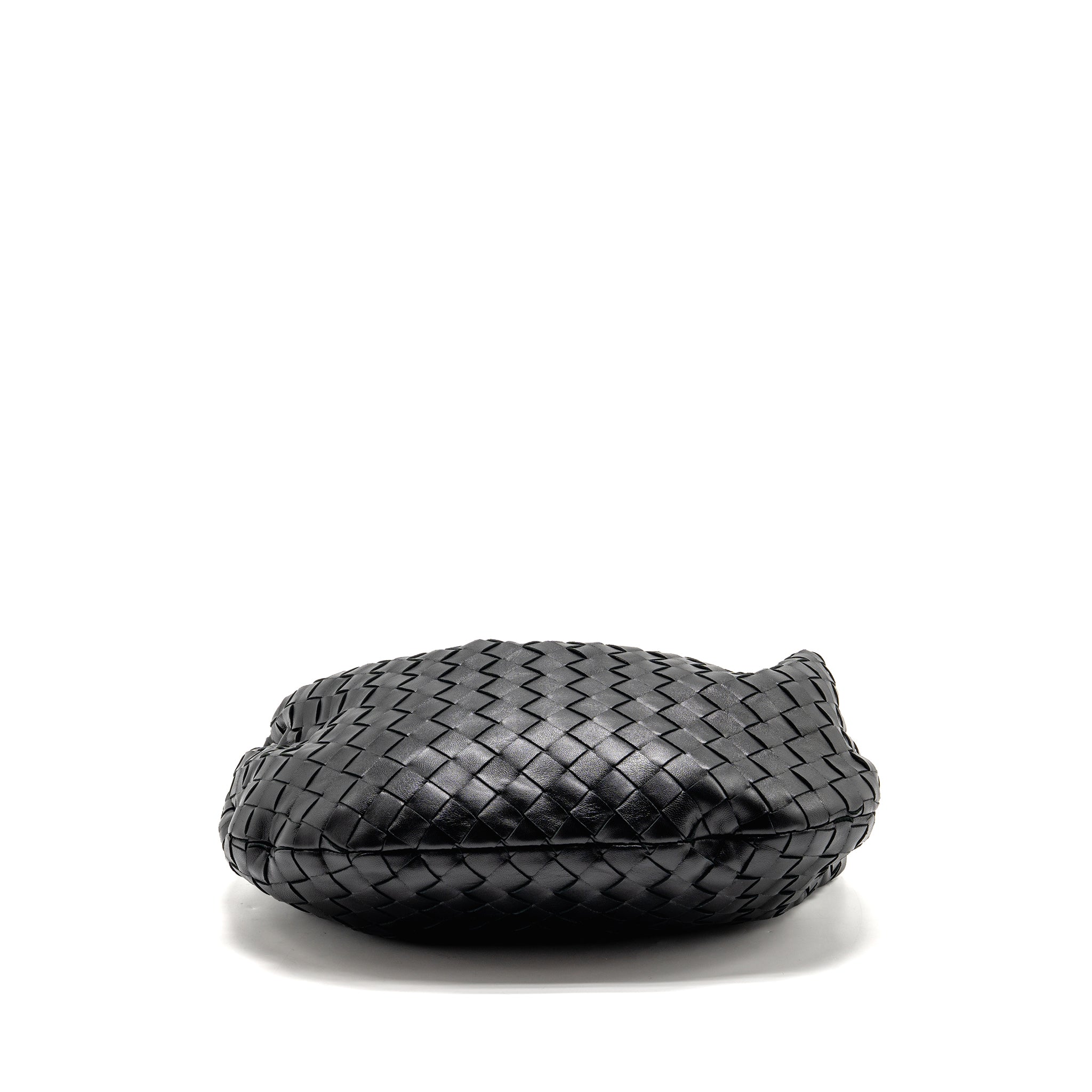 BOTTEGA VENETA SMALL JODIE INTRECCIATO LEATHER BLACK SHW