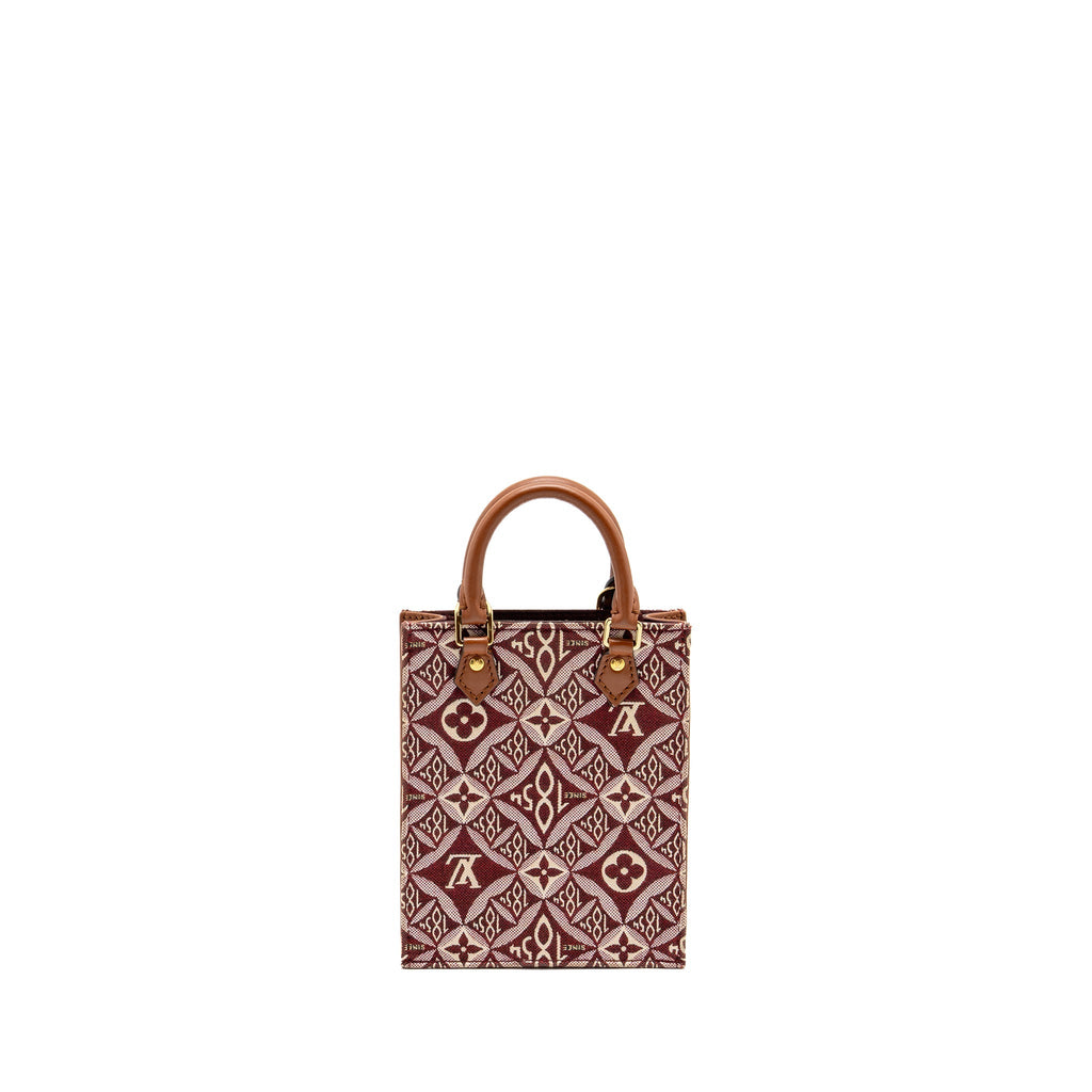 LOUIS VUITTON PETIT SAC PLAT SINCE 1854 CANVAS RED / MULTICOLOUR GHW
