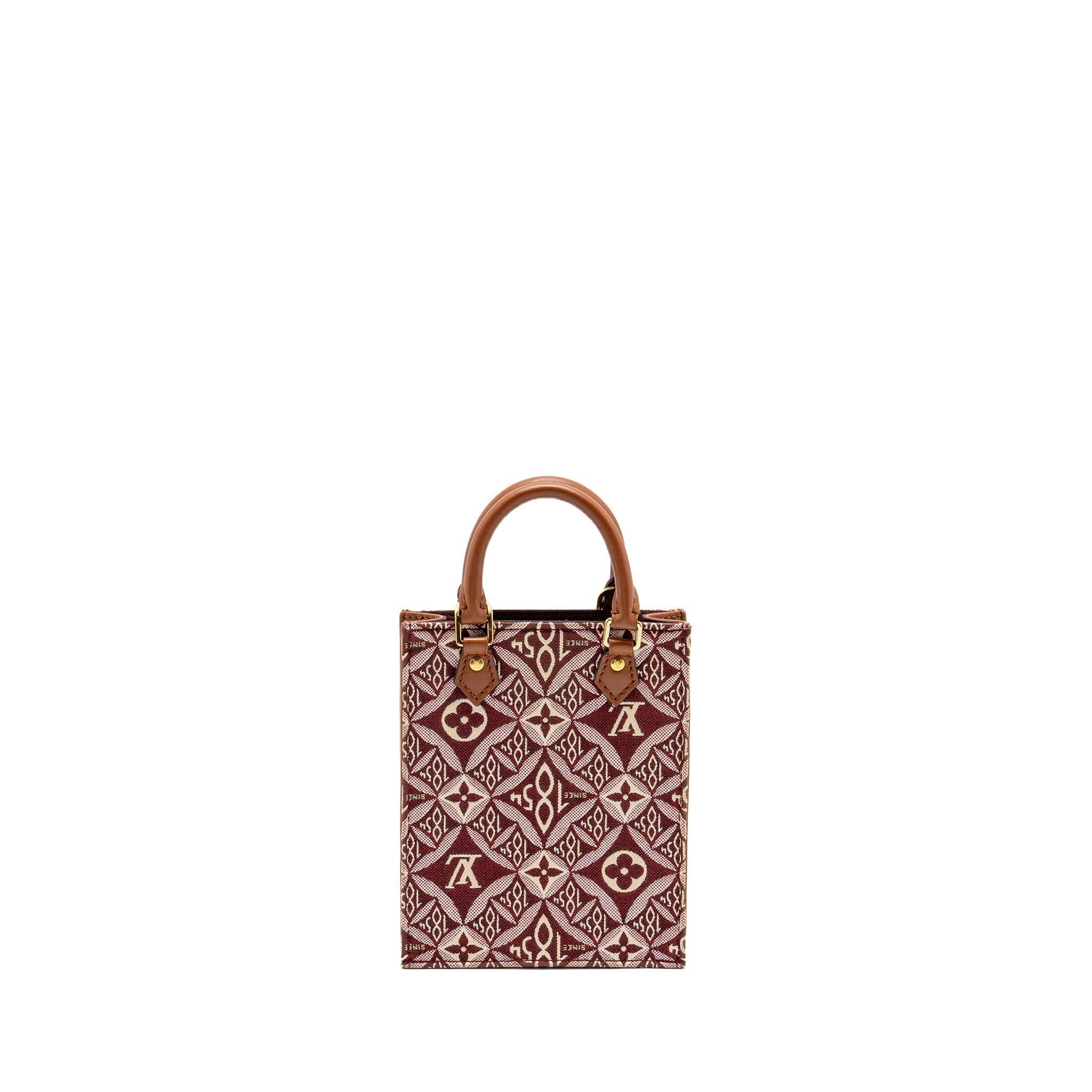 LOUIS VUITTON PETIT SAC PLAT SINCE 1854 CANVAS RED / MULTICOLOUR GHW