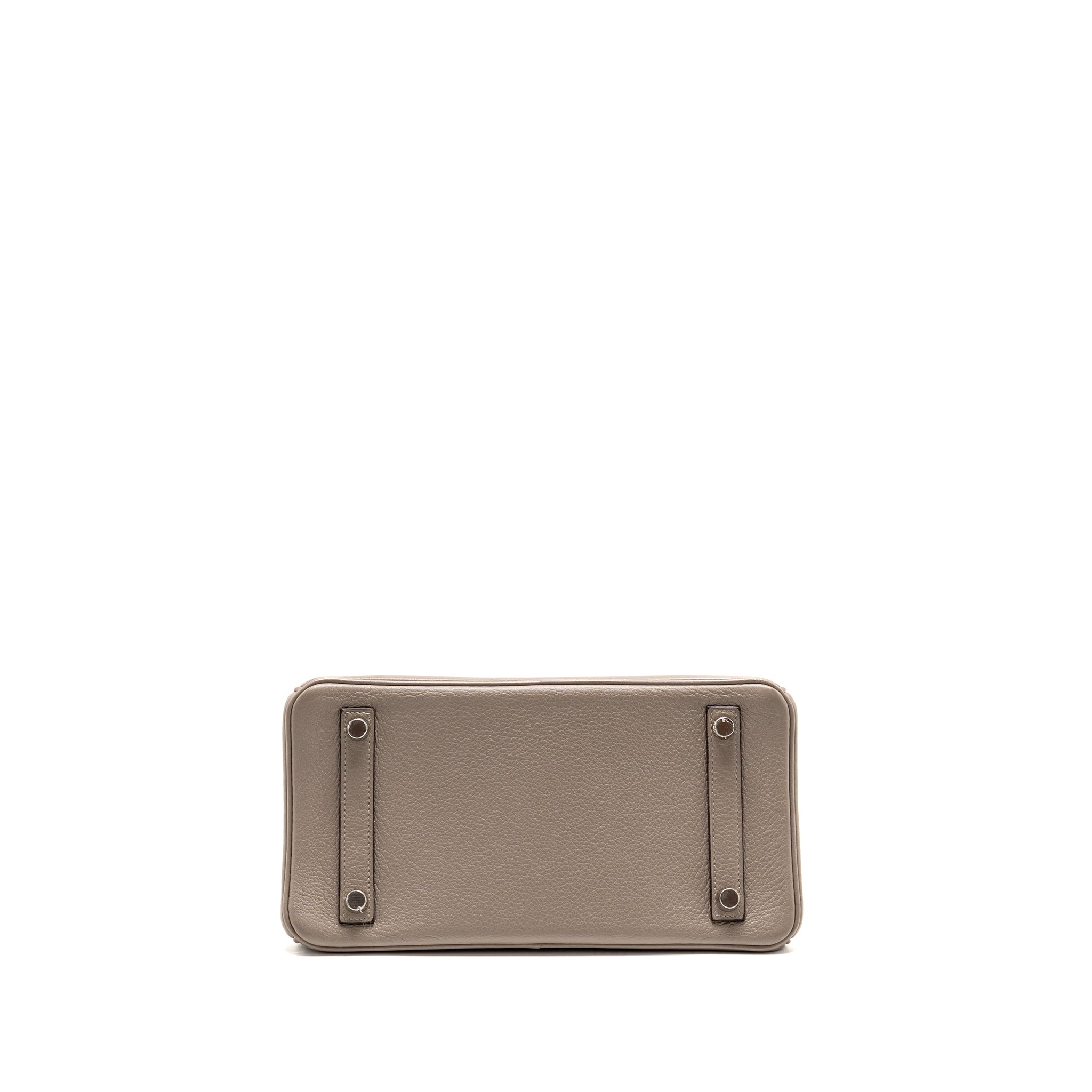 HERMES BIRKIN 25 TAURILLON NOVILLO M8 GRIS ASPHALTE SHW