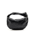 BOTTEGA VENETA SMALL JODIE INTRECCIATO LEATHER BLACK SHW