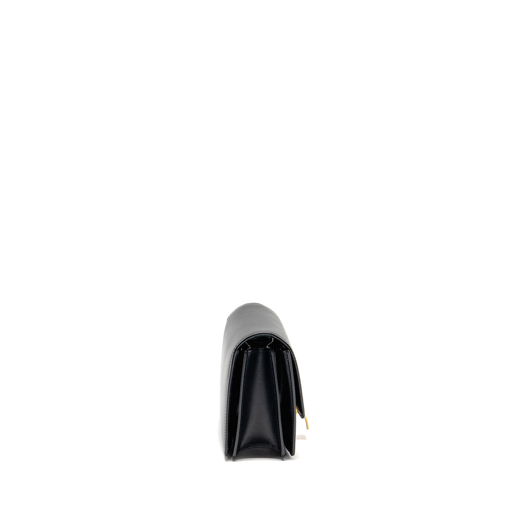 CELINE MINI CLASSIC BOX BAG CALFSKIN BLACK GHW