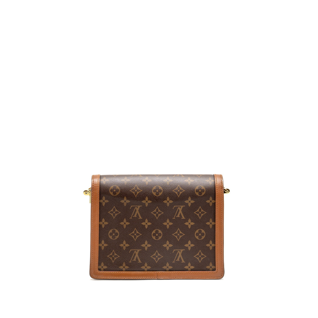 LOUIS VUITTON DAUPHINE MM MONOGRAM / MONOGRAM REVERSE CANVAS GHW