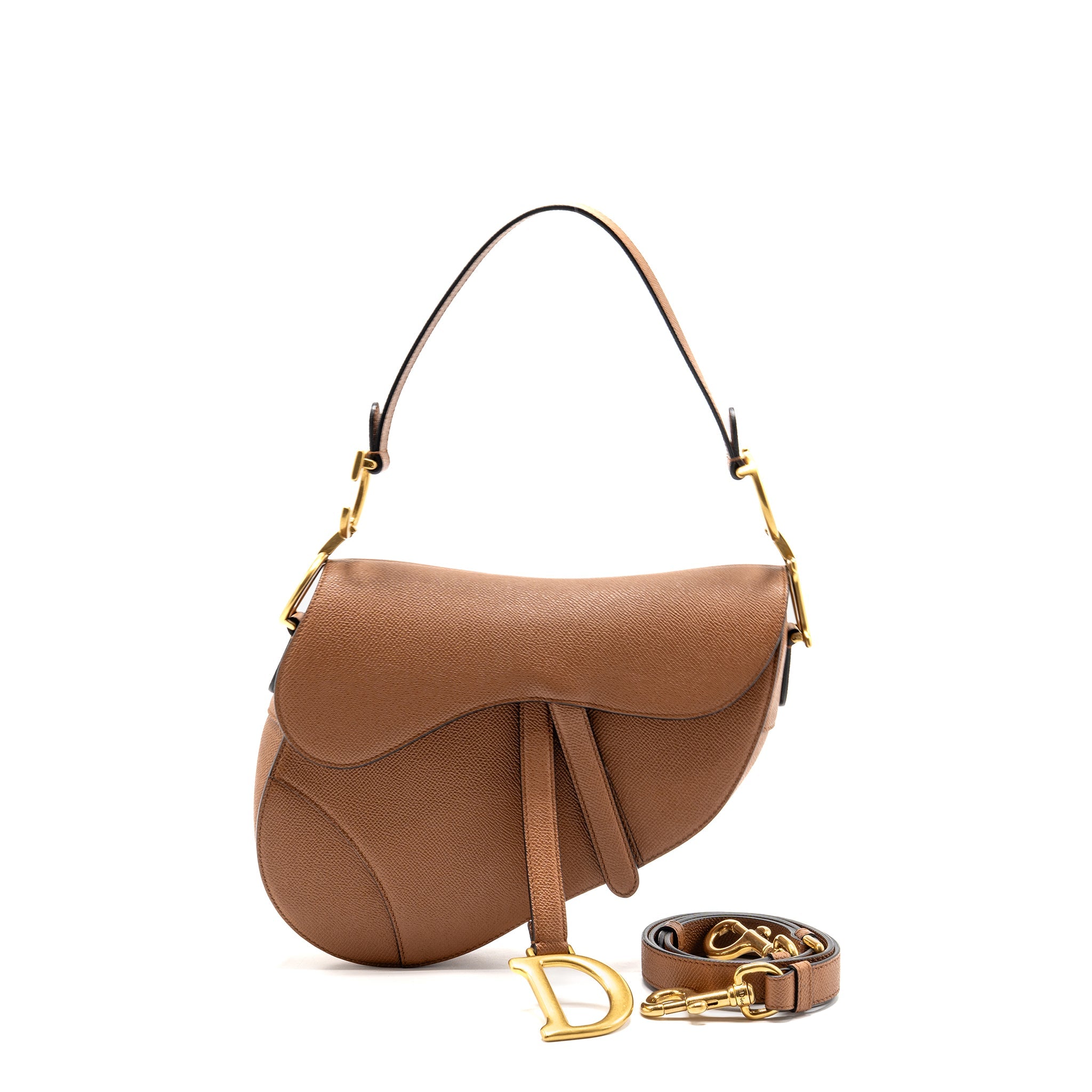 DIOR MEDIUM SADDLE BAG CALFSKIN CARAMEL GHW – Zemiera