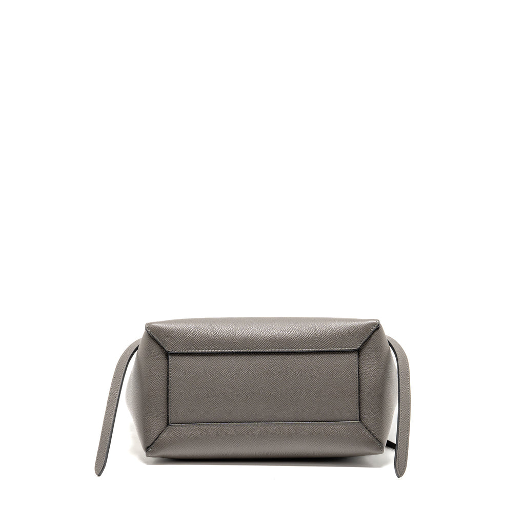 CELINE MICRO BELT BAG CALFSKIN GREY GHW