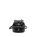 CHANEL MINI DUMA BACKPACK CALFSKIN BLACK LGHW (MICROCHIP)