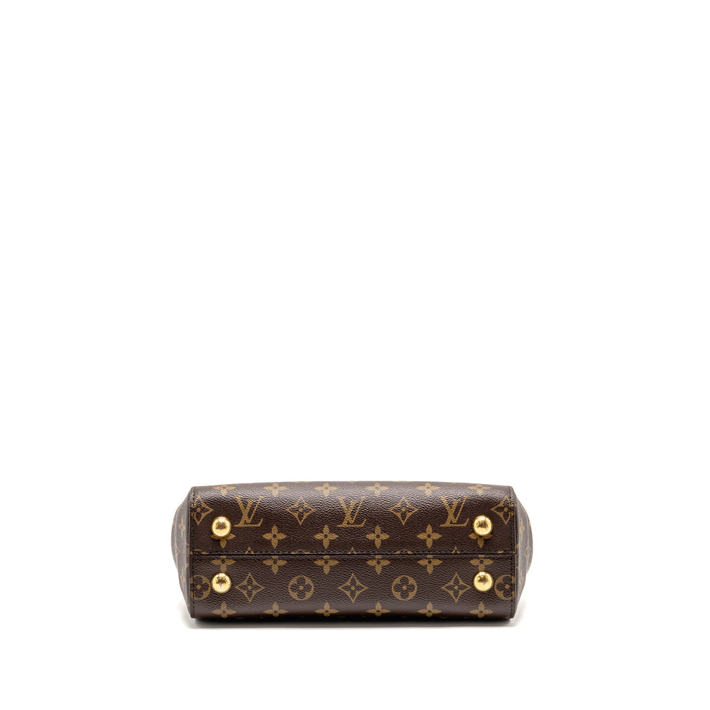 LOUIS VUITTON CLUNY BB MONOGRAM CANVAS WITH PINK STRAP GHW