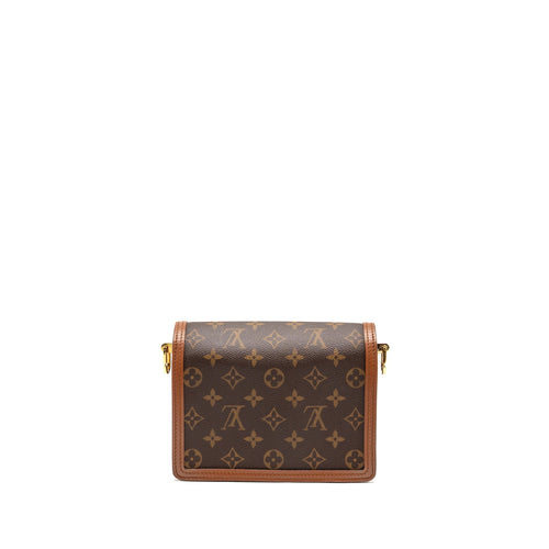 LOUIS VUITTON MINI DAUPHINE MONOGRAM REVERSE CANVAS GHW