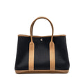 HERMES GARDEN PARTY 36 CANVAS/ NEGONDA BLACK/ ALEZAN SHW