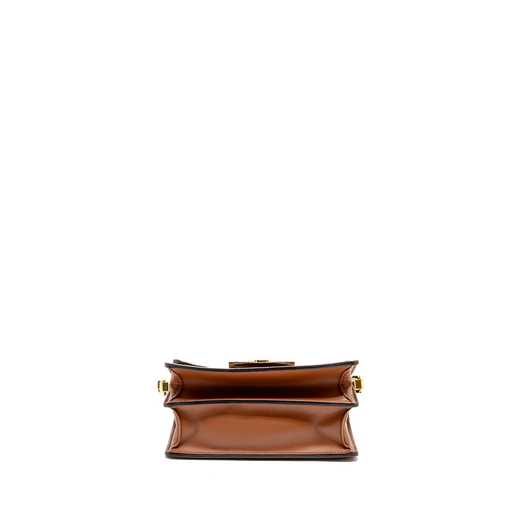 LOUIS VUITTON MINI DAUPHINE MONOGRAM REVERSE CANVAS GHW
