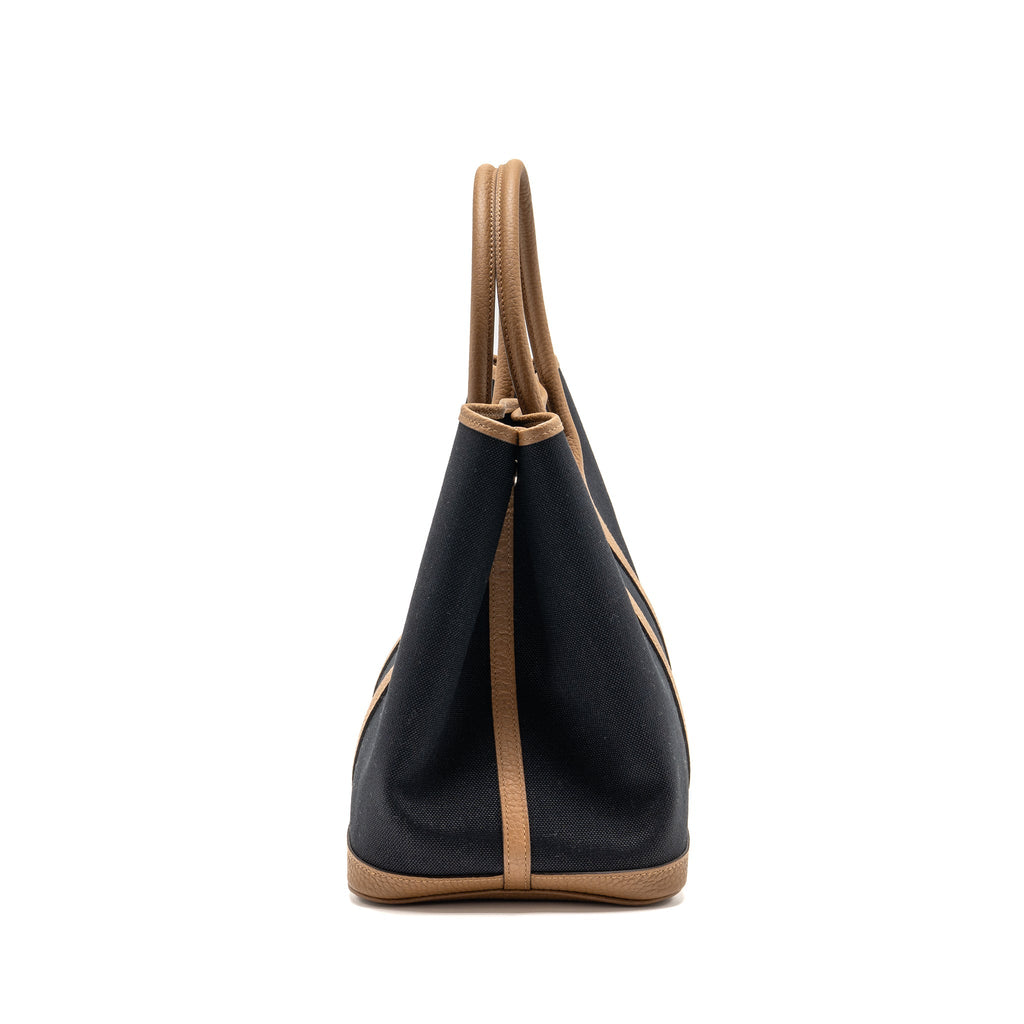 HERMES GARDEN PARTY 36 CANVAS/ NEGONDA BLACK/ ALEZAN SHW