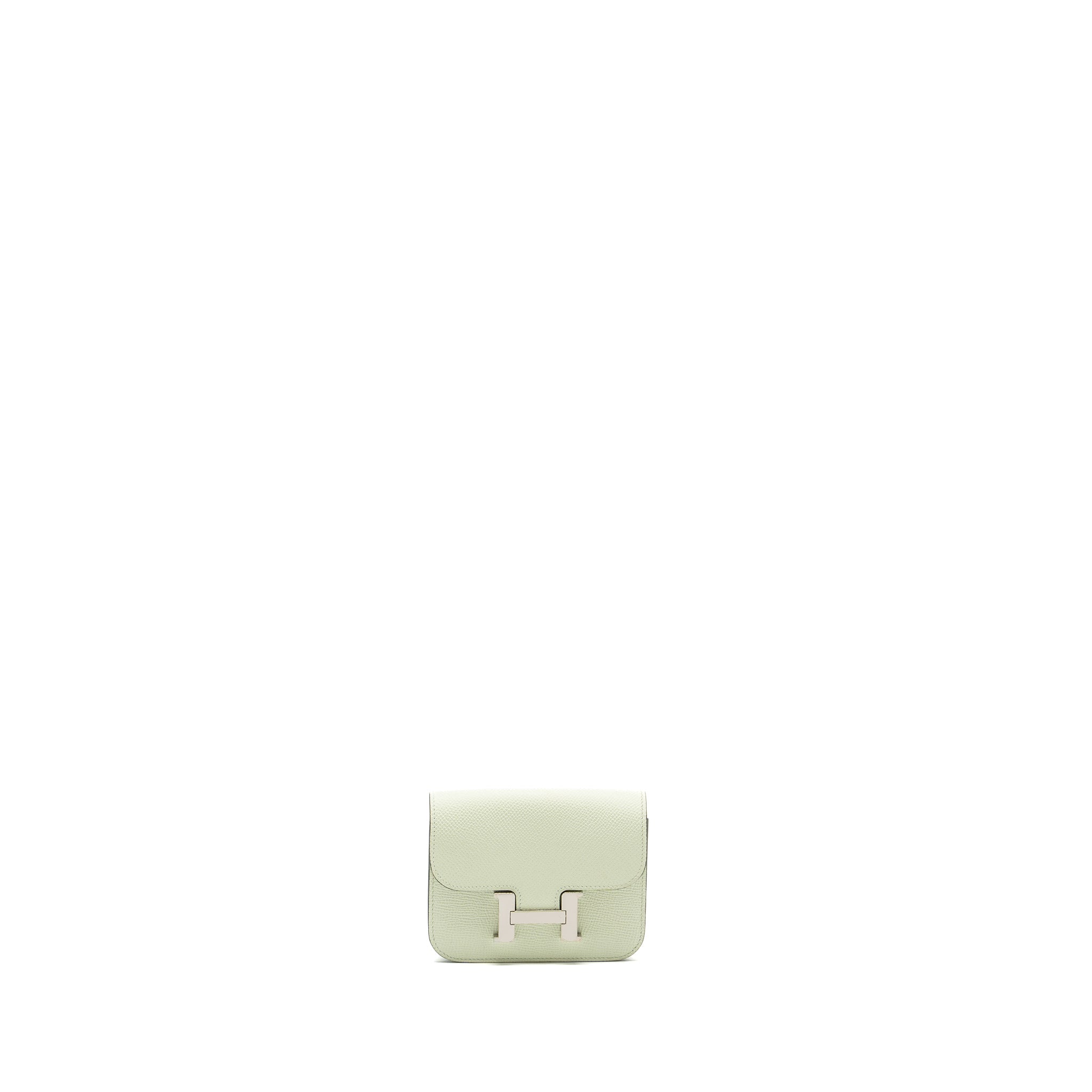 HERMES CONSTANCE SLIM EPSOM VERT FIZZ SHW