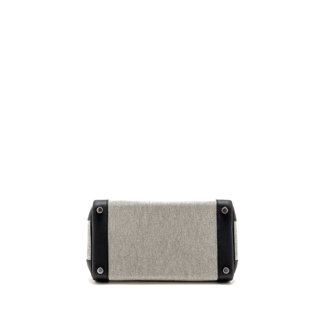 HERMES BIRKIN 25 TOILE SWIFT / CANVAS BLACK SHW