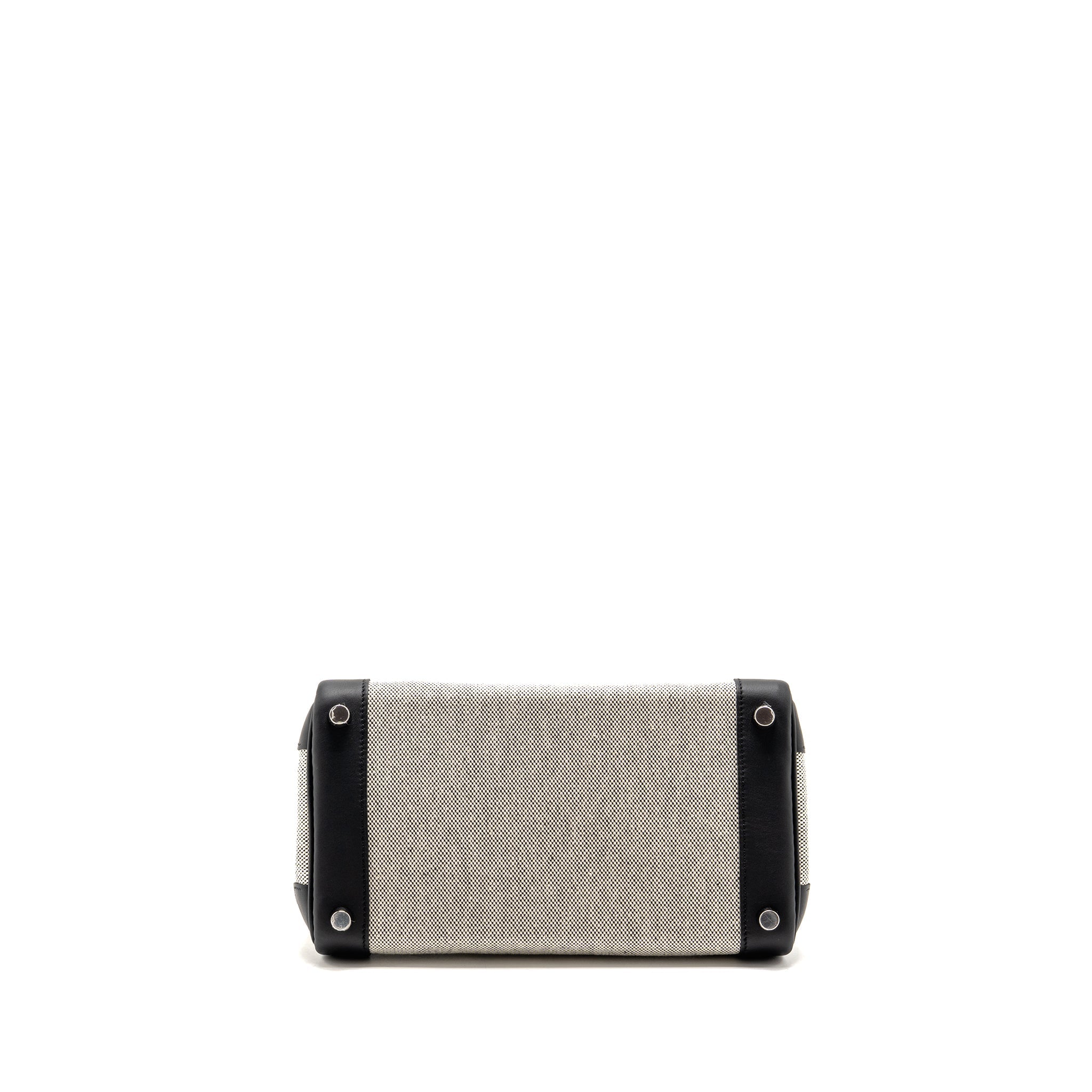 HERMES BIRKIN 25 TOILE SWIFT / CANVAS BLACK SHW