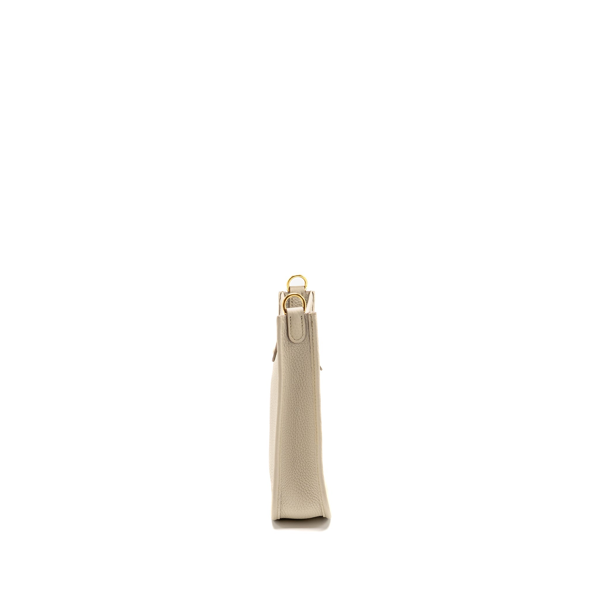 HERMES MINI EVELYNE CLEMENCE BETON GHW