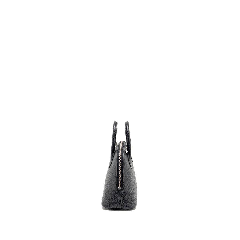 HERMES MINI BOLIDE CHEVRE MYSORE BLACK SHW