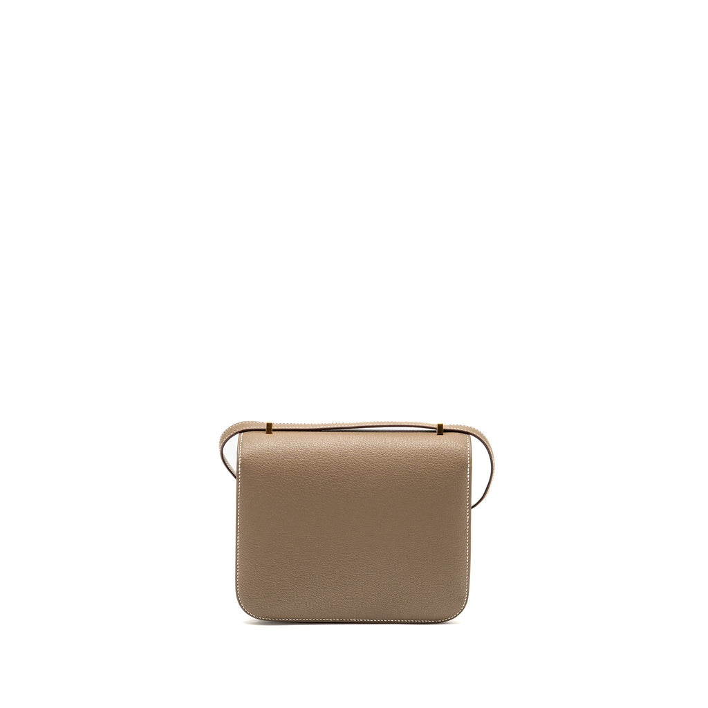HERMES MINI CONSTANCE CHÈVRE MYSORE ETOUPE GHW