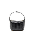 BOTTEGA VENETA MINI WALLACE SHOULDER BAG CALFSKIN BLACK GHW