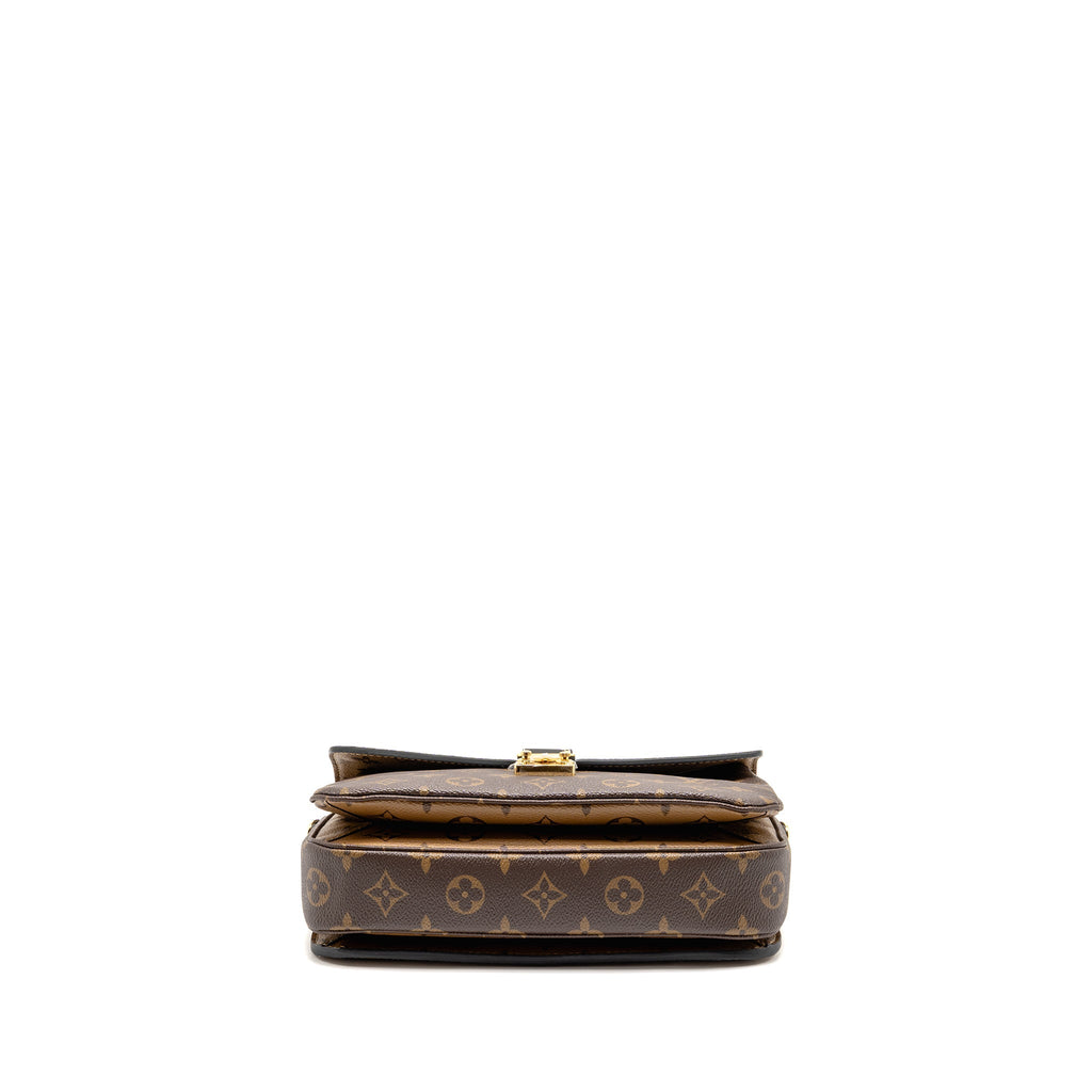 LOUIS VUITTON POCHETTE MÉTIS MONOGRAM REVERSE CANVAS GHW