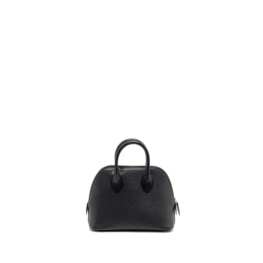 HERMES MINI BOLIDE CHEVRE MYSORE BLACK SHW
