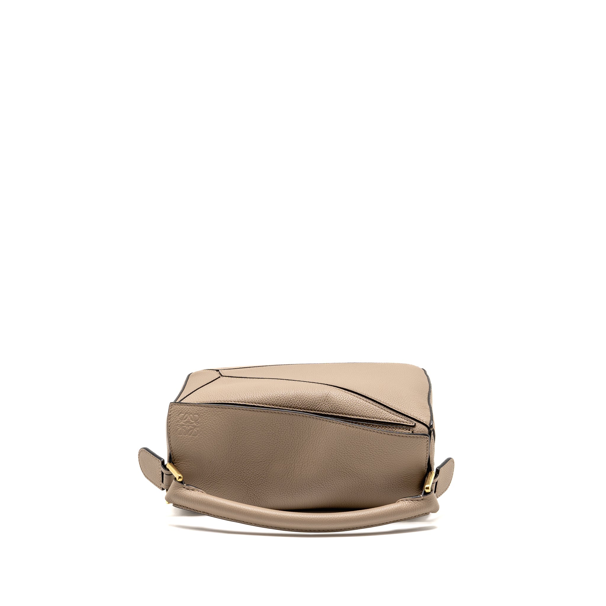 LOEWE SMALL PUZZLE BAG GRAINED CALFSKIN SAND GHW