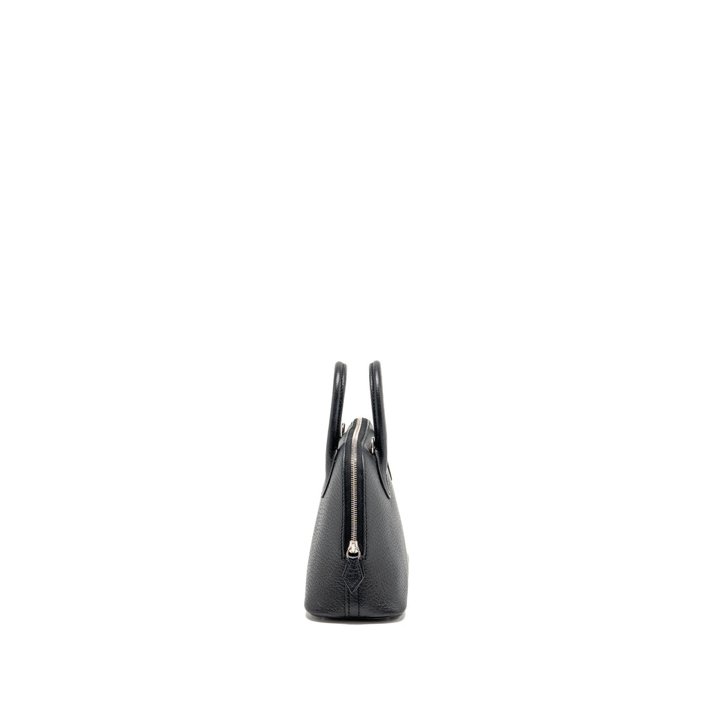 HERMES MINI BOLIDE CHEVRE MYSORE BLACK SHW