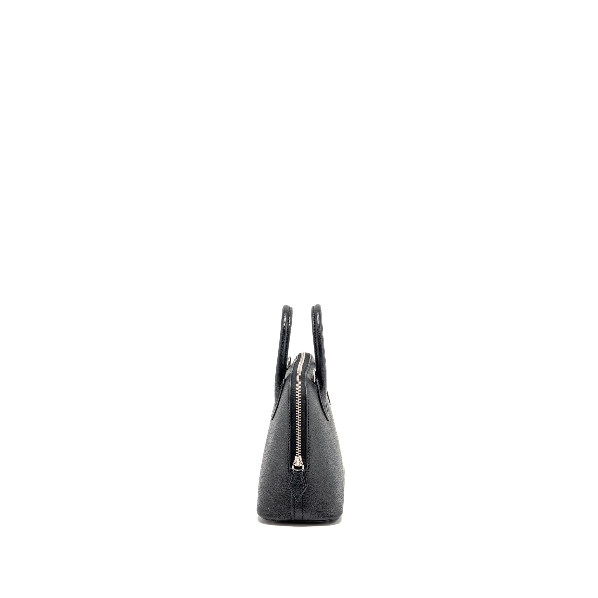 HERMES MINI BOLIDE CHEVRE MYSORE BLACK SHW