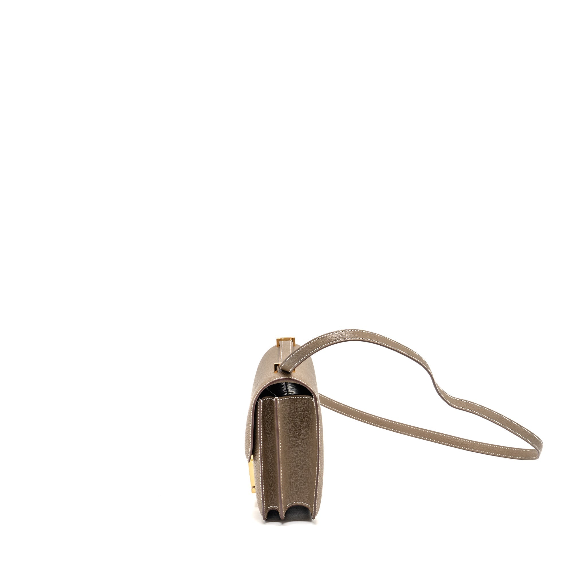 HERMES MINI CONSTANCE CHÈVRE MYSORE ETOUPE GHW