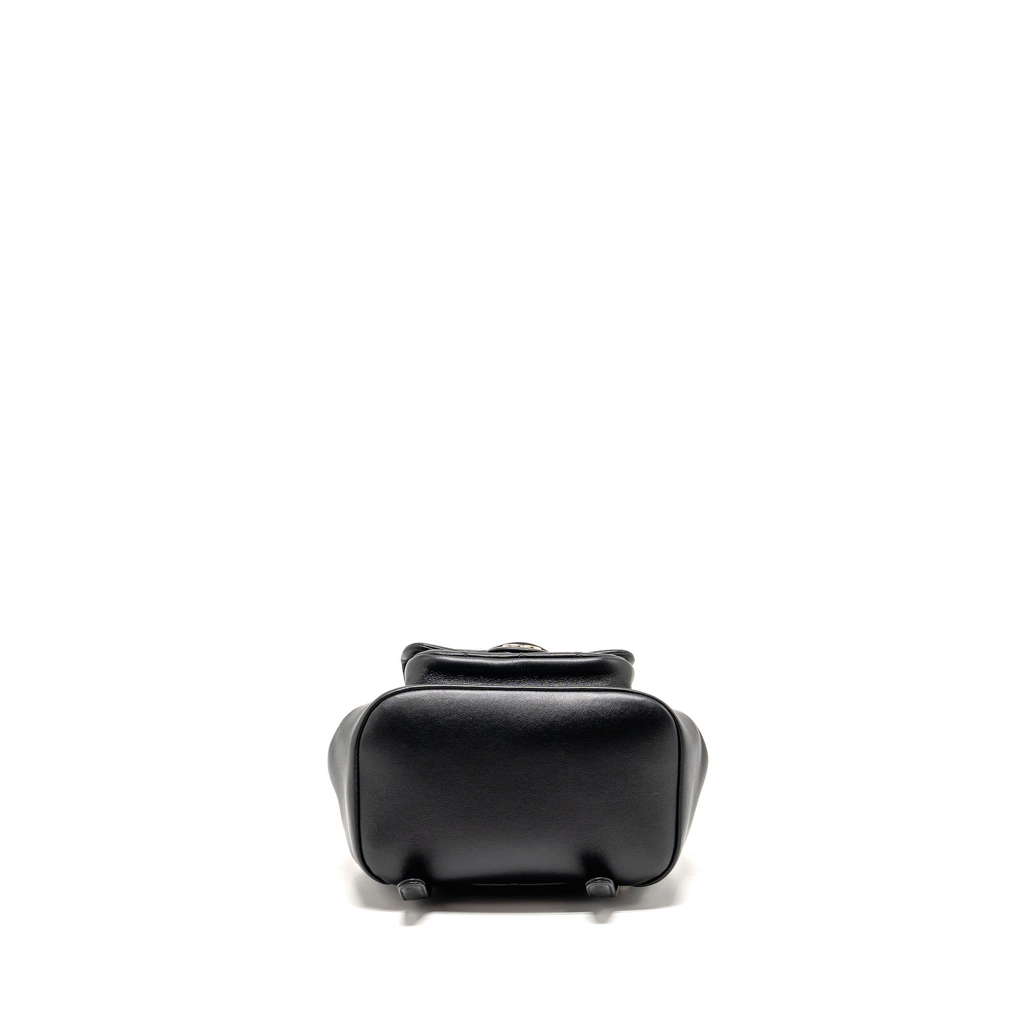 CHANEL MINI DUMA BACKPACK CALFSKIN BLACK LGHW (MICROCHIP)