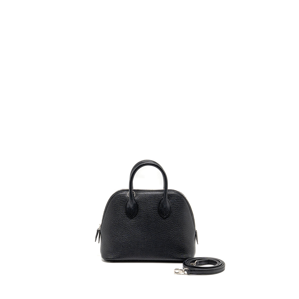 HERMES MINI BOLIDE CHEVRE MYSORE BLACK SHW