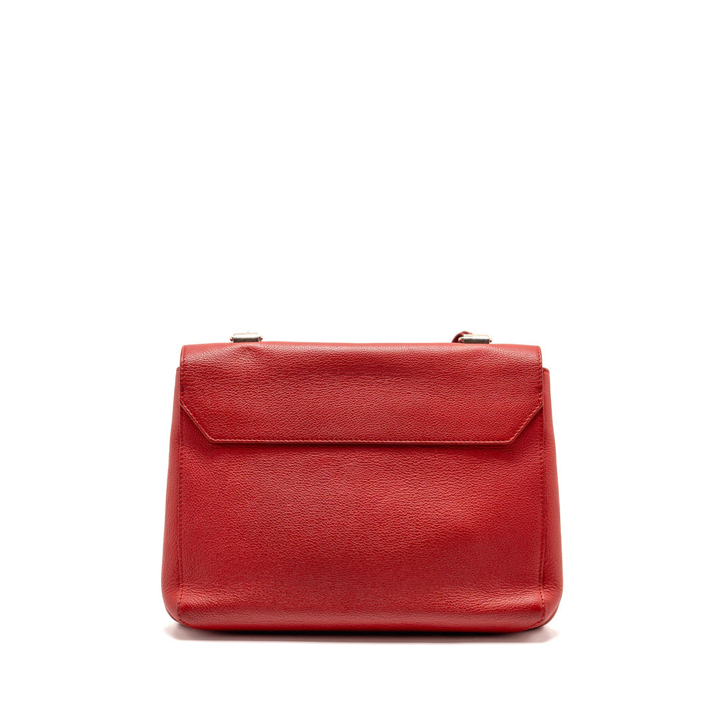 LOUIS VUITTON LOCKME BAG CALFSKIN RED SHW
