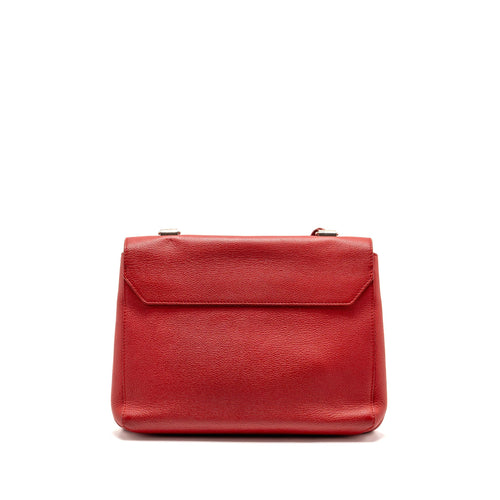 LOUIS VUITTON LOCKME BAG CALFSKIN RED SHW