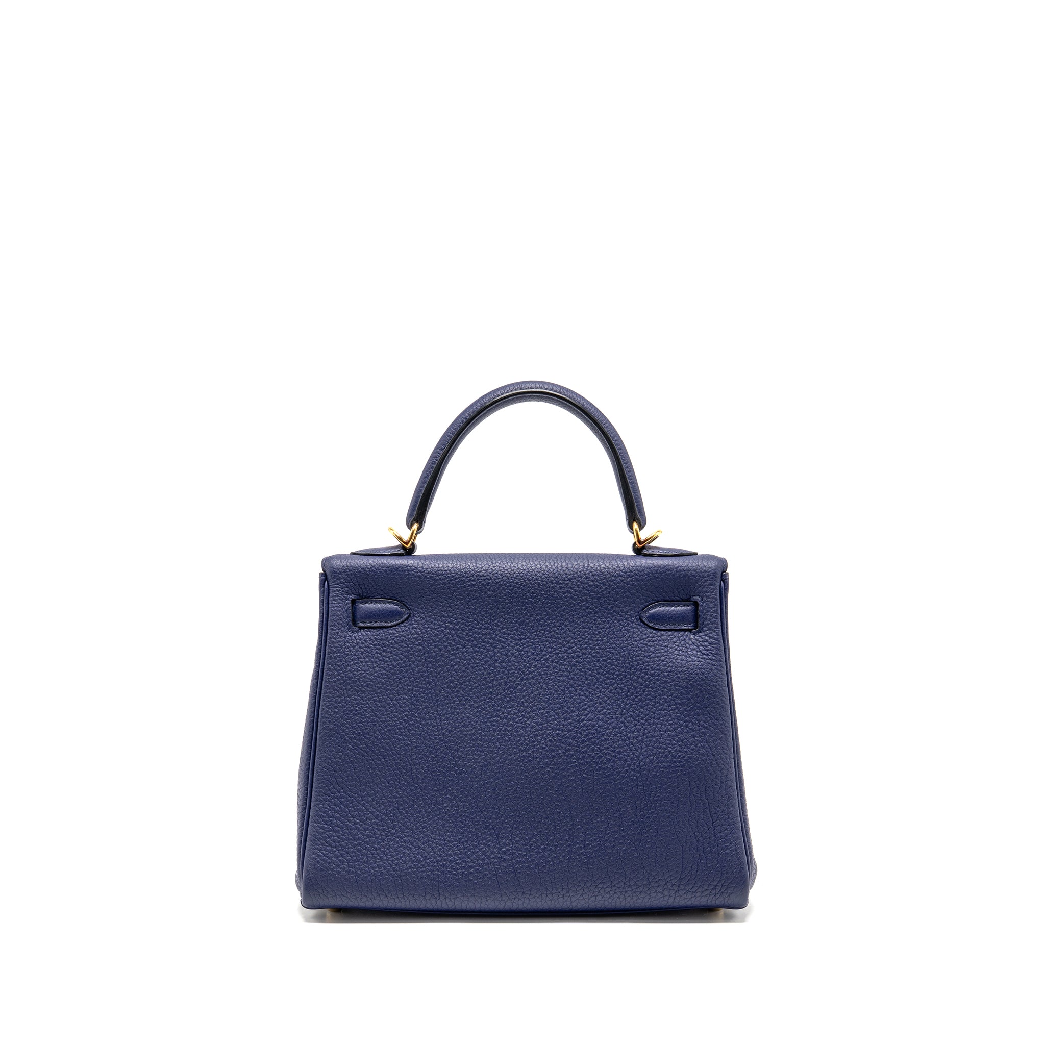 HERMES KELLY 25 TOGO BLUE GHW