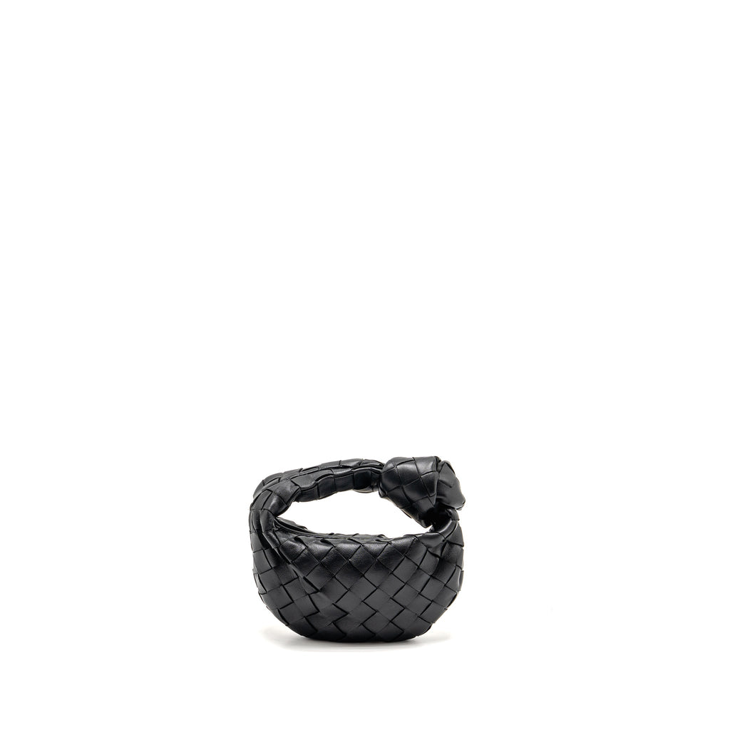 BOTTEGA VENETA CANDY JODIE BAG LAMBSKIN BLACK SHW