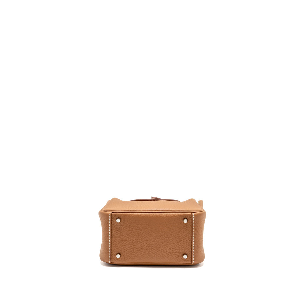 HERMES MINI LINDY II CLEMENCE GOLD SHW