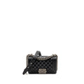 CHANEL SMALL BOY BAG CALFSKIN BLACK SHW
