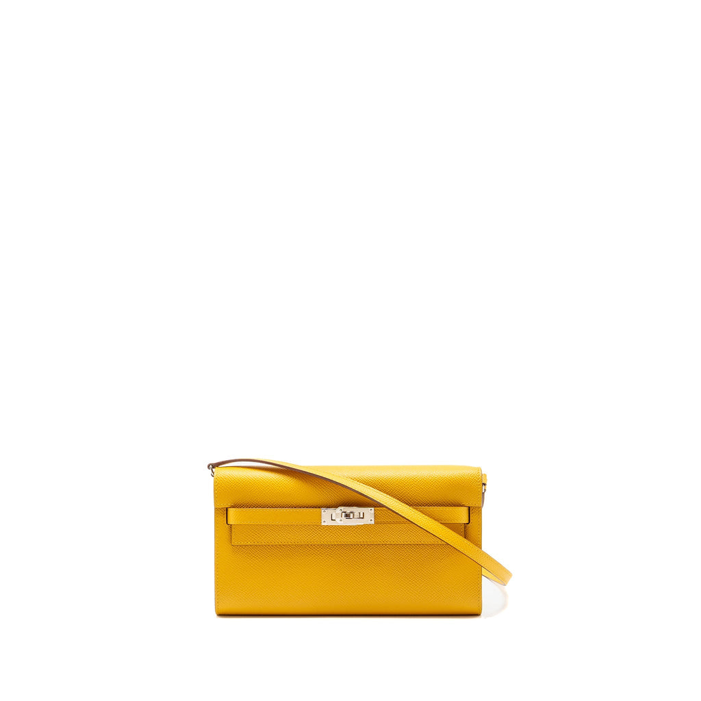 HERMES KELLY TO GO EPSOM 9D JAUNE AMBRE SHW