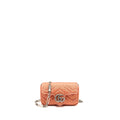 GUCCI MINI GG MARMONT CRYSTAL CHAIN FABRIC/ CRYSTAL PINK SHW