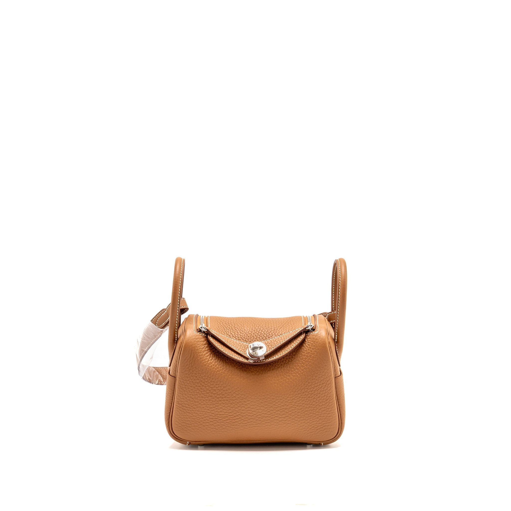 HERMES MINI LINDY II CLEMENCE GOLD SHW