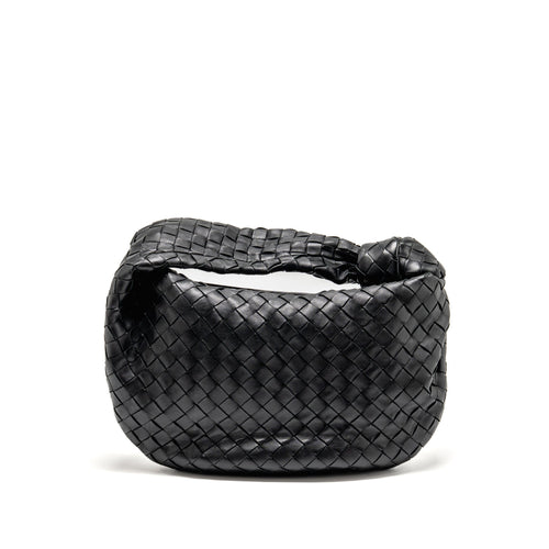 BOTTEGA VENETA SMALL JODIE LAMBSKIN BLACK SHW