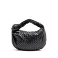 BOTTEGA VENETA SMALL JODIE LAMBSKIN BLACK SHW