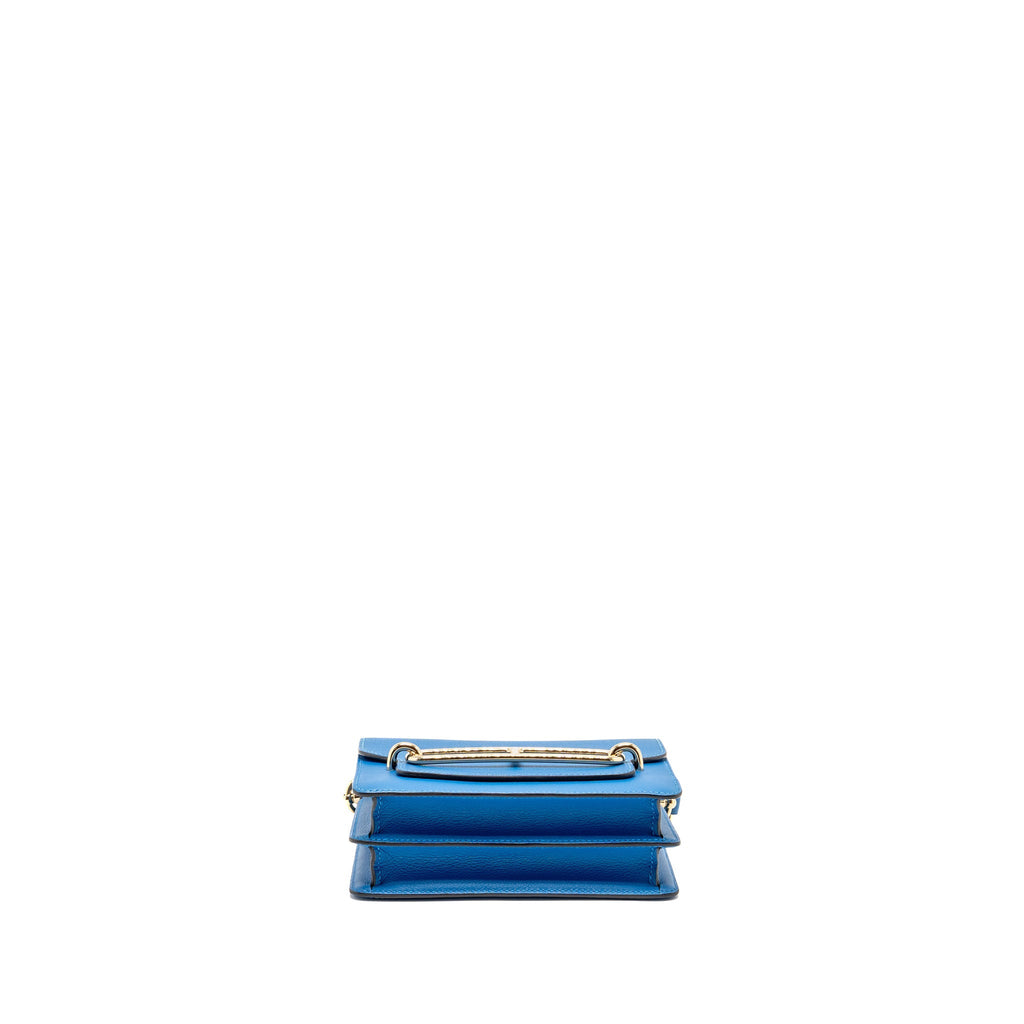 HERMES MINI ROULIS EVERCOLOR B3 BLEU ZANZIBAR GHW