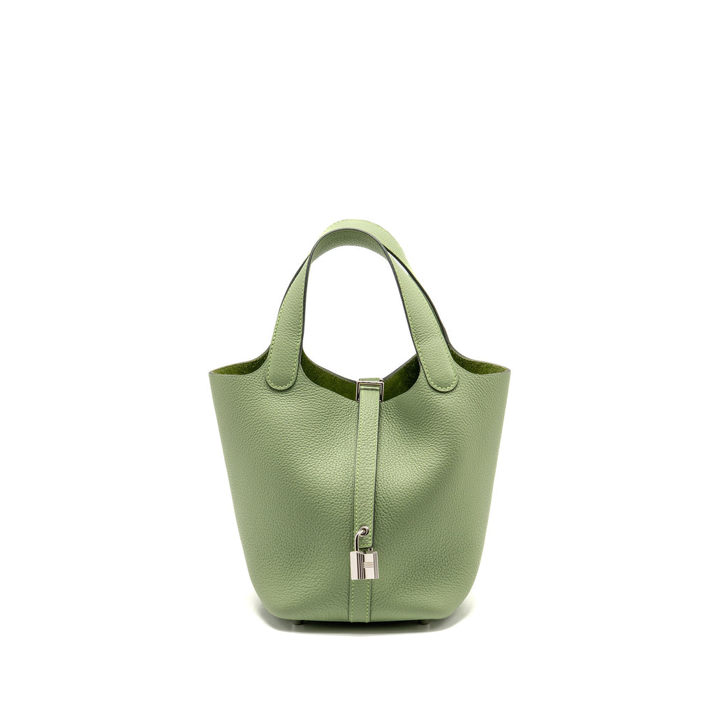 HERMES PICOTIN 18 MAURICE VERT CRIQUET SHW