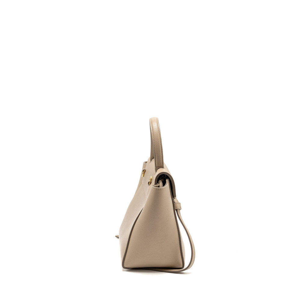 CELINE NANO BELT BAG CALFSKIN LIGHT BEIGE GHW